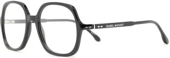 Isabel Marant Eyewear Bril met rond montuur Zwart