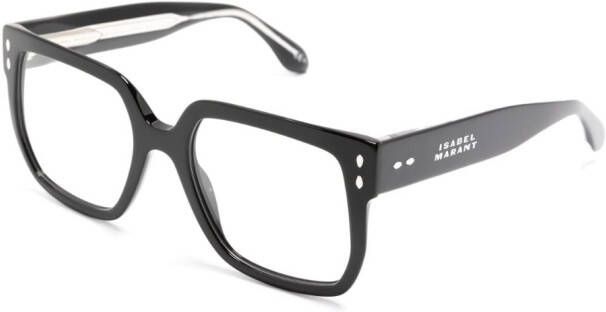 Isabel Marant Eyewear Bril met vierkant montuur Zwart