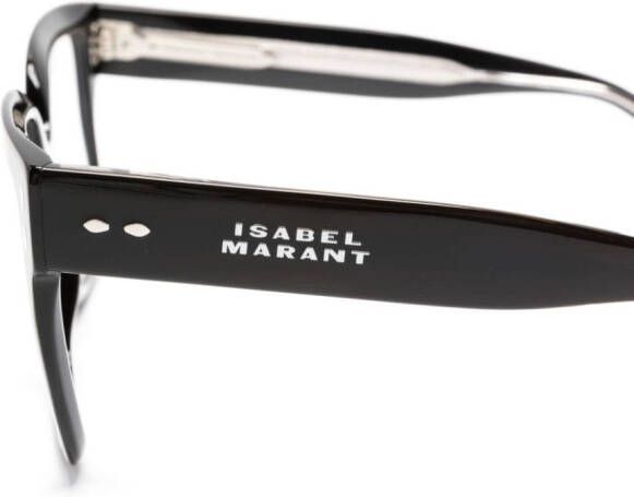 Isabel Marant Eyewear Bril met vierkant montuur Zwart