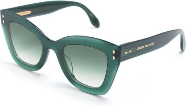 Isabel Marant Eyewear Zonnebril met cat-eye montuur Groen