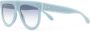 Isabel Marant Eyewear Emmy zonnebril met piloten montuur Blauw - Thumbnail 2