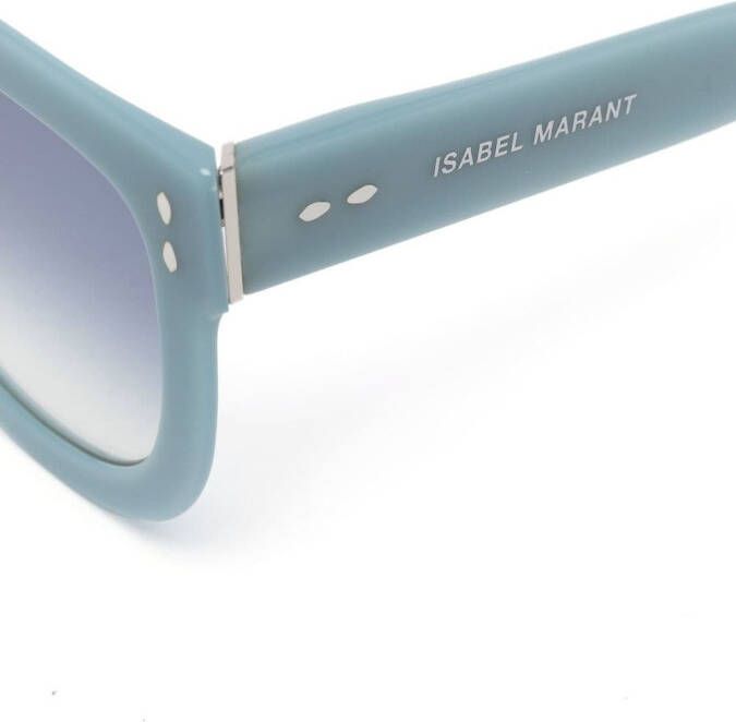 Isabel Marant Eyewear Emmy zonnebril met piloten montuur Blauw