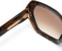 Isabel Marant Eyewear Zonnebril met montuur van schildpadschild design Bruin - Thumbnail 3