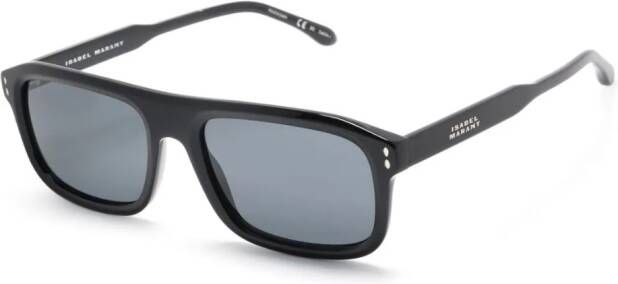 Isabel Marant Eyewear Zonnebril met rechthoekig montuur Zwart