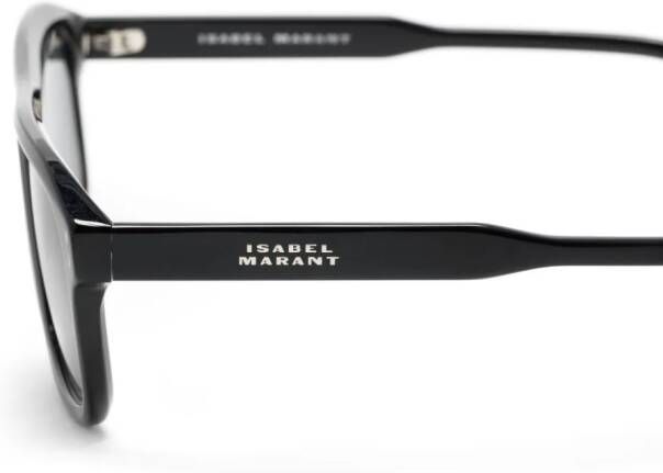 Isabel Marant Eyewear Zonnebril met rechthoekig montuur Zwart