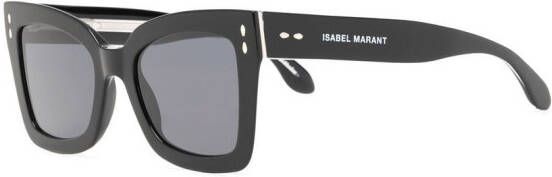 Isabel Marant Eyewear Zonnebril met vierkant montuur Zwart