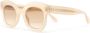 Isabel Marant Eyewear Steffy zonnebril met vierkant montuur Wit - Thumbnail 2