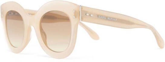 Isabel Marant Eyewear Zonnebril met cat-eye montuur Beige