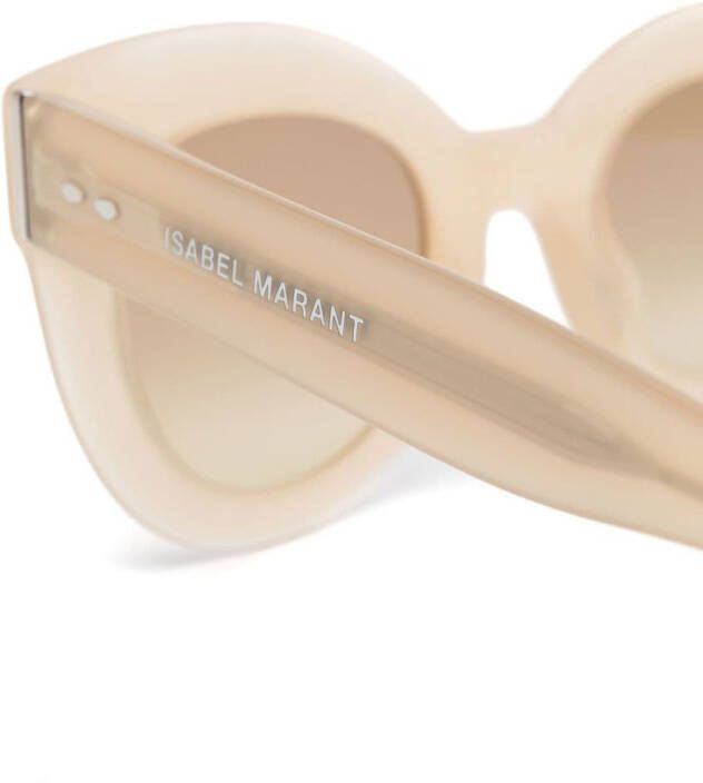 Isabel Marant Eyewear Zonnebril met cat-eye montuur Beige