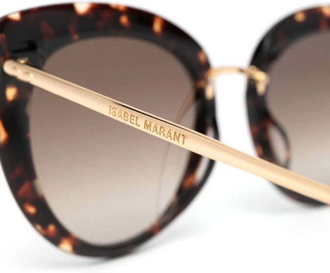 Isabel Marant Eyewear Zonnebril met cat-eye montuur Bruin