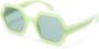 Isabel Marant Eyewear Zonnebril met geometrisch montuur Groen - Thumbnail 2