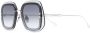 Isabel Marant Eyewear Zonnebril met oversized montuur Zilver - Thumbnail 2