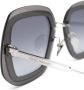 Isabel Marant Eyewear Zonnebril met oversized montuur Zilver - Thumbnail 3