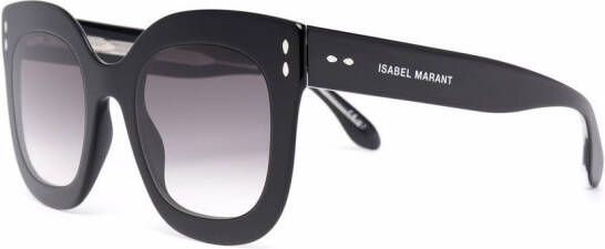 Isabel Marant Eyewear Zonnebril met oversized montuur Zwart