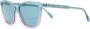 Isabel Marant Eyewear Zonnebril met rond montuur Blauw - Thumbnail 2