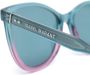 Isabel Marant Eyewear Zonnebril met rond montuur Blauw - Thumbnail 3