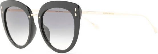 Isabel Marant Eyewear Zonnebril met rond montuur Zwart