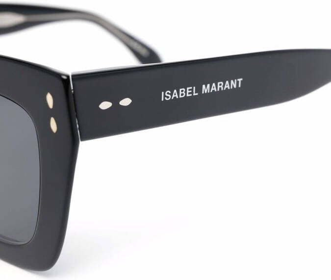 Isabel Marant Eyewear Zonnebril met schildpadschild design Zwart