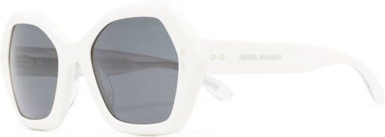 Isabel Marant Eyewear Zonnebril met vierkant montuur Wit