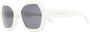 Isabel Marant Eyewear Zonnebril met vierkant montuur Wit - Thumbnail 2