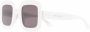 Isabel Marant Eyewear Zonnebril met vierkant montuur Wit - Thumbnail 2