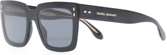 Isabel Marant Eyewear Zonnebril met vierkant montuur Zwart
