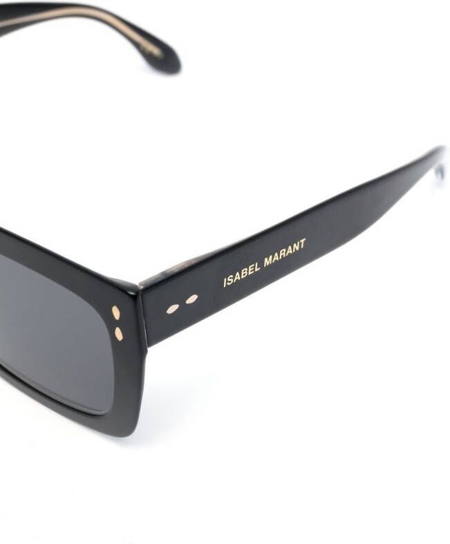 Isabel Marant Eyewear Zonnebril met vierkant montuur Zwart