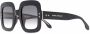 Isabel Marant Eyewear Zonnebril met vierkant montuur Zwart - Thumbnail 2
