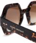 Isabel Marant Eyewear Zonnebril met zeshoekig montuur Bruin - Thumbnail 3