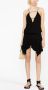 ISABEL MARANT Mini-jurk met watervalhals Zwart - Thumbnail 2