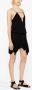 ISABEL MARANT Mini-jurk met watervalhals Zwart - Thumbnail 4