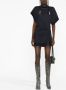 ISABEL MARANT Mini-jurk met gesmokt detail Zwart - Thumbnail 2