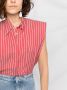 ISABEL MARANT Gestreepte blouse Rood - Thumbnail 3