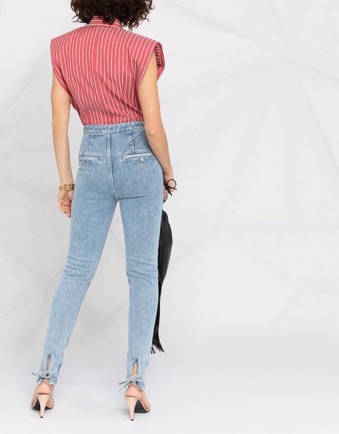 ISABEL MARANT Gestreepte blouse Rood