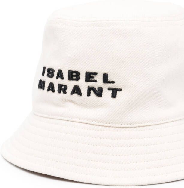 ISABEL MARANT Vissershoed met logo Beige