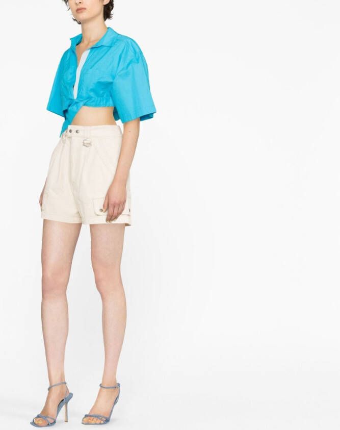 ISABEL MARANT High waist shorts Beige