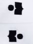 MARANT Siloki sokken met intarsia logo Wit - Thumbnail 2