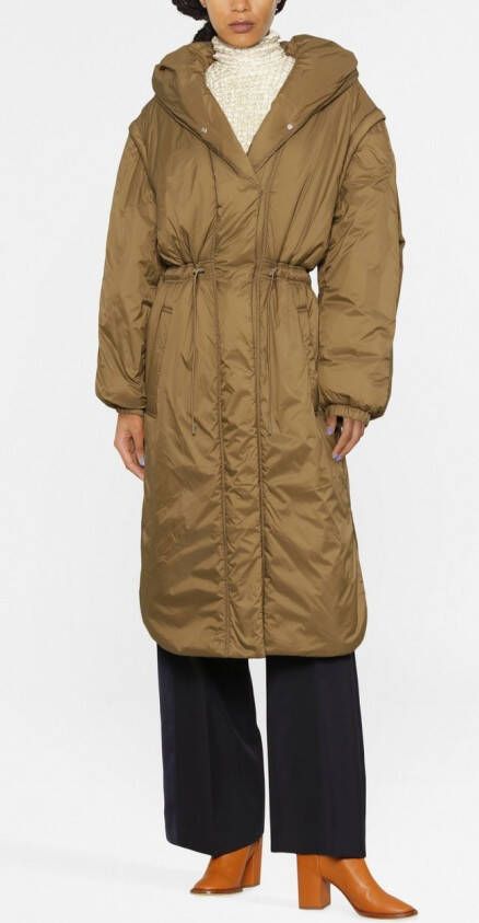 ISABEL MARANT Jas met capuchon Groen