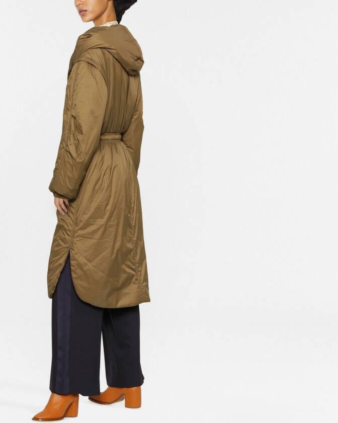 ISABEL MARANT Jas met capuchon Groen