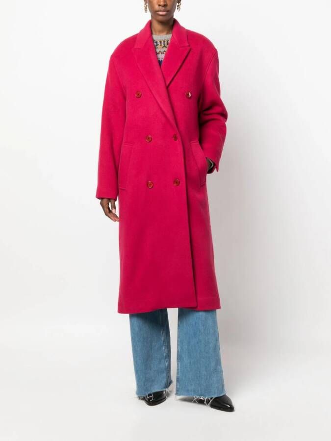 ISABEL MARANT Jas met dubbele rij knopen Roze