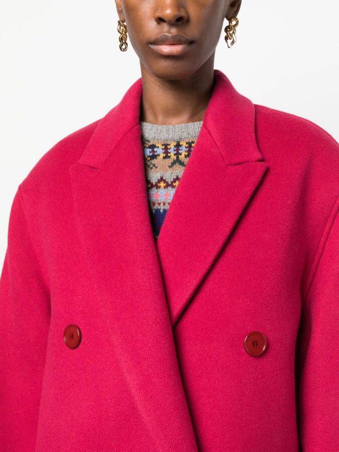 ISABEL MARANT Jas met dubbele rij knopen Roze