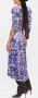 ISABEL MARANT Jurk met bloemenprint Paars - Thumbnail 3