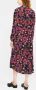 ISABEL MARANT Jurk met bloemenprint Zwart - Thumbnail 3