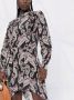 ISABEL MARANT Jurk met paisley-print Zwart - Thumbnail 3