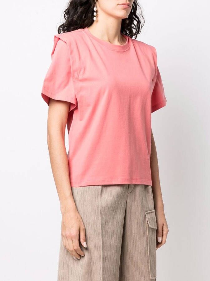 ISABEL MARANT Katoenen T-shirt Roze