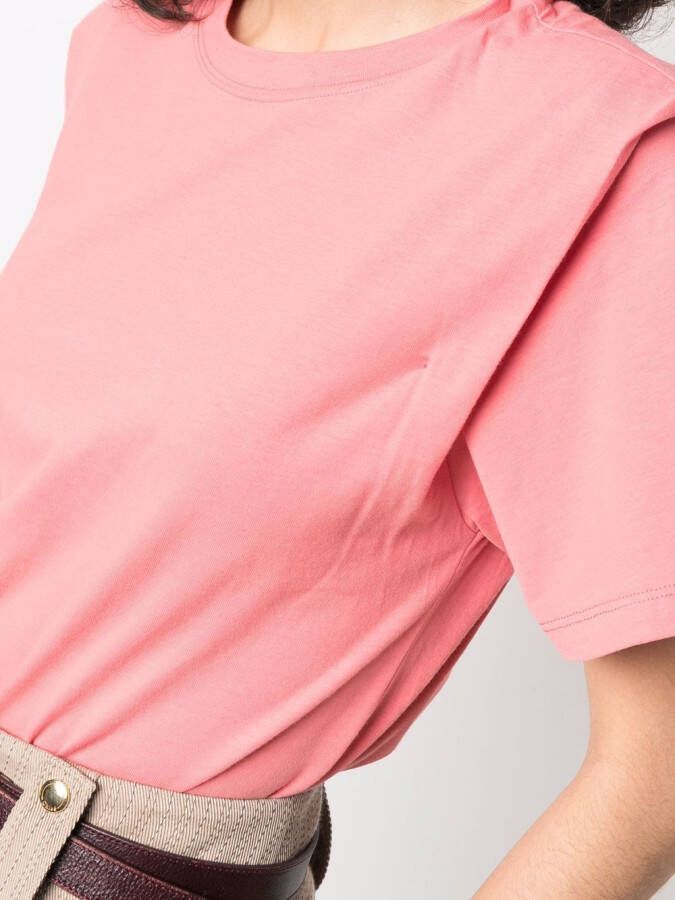 ISABEL MARANT Katoenen T-shirt Roze