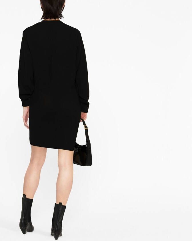 ISABEL MARANT Jurk verfraaid met pailletten Zwart