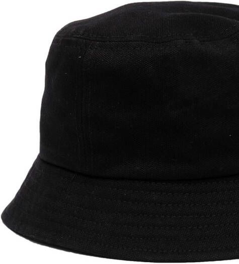 ISABEL MARANT Vissershoed met geborduurd logo Zwart