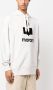 MARANT Hoodie met logoprint Beige - Thumbnail 3