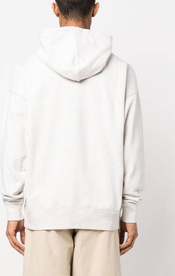 MARANT Hoodie met logoprint Beige